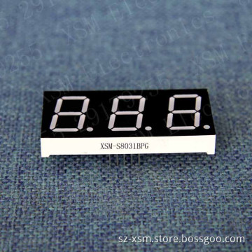 3 Digit 7 Segment LED Display